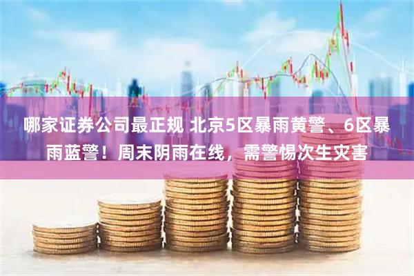 哪家证券公司最正规 北京5区暴雨黄警、6区暴雨蓝警！周末阴雨在线，需警惕次生灾害